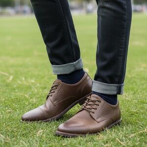 Nunn Bush Men's Dark Brown Derby Shoes